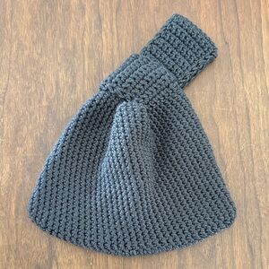 Handmade Crochet Charcoal Bag
